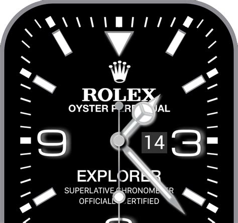 rolex watch face template|My Rolex Oyster Perpetual Explorer Watch Face for Apple Watch! .